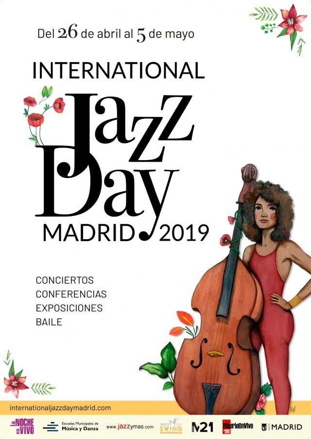 International Jazz Day Madrid 19 - CARTEL International Jazz Day Madrid