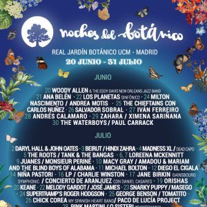 Noches del Botánico cierra el cartel de su IV Edición Noches del Botánico