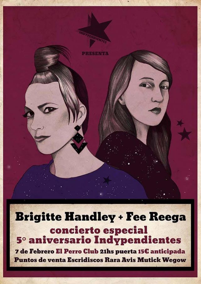 Brigitte Handley + Fee Reega Brigitte Hardley y Fee Reega