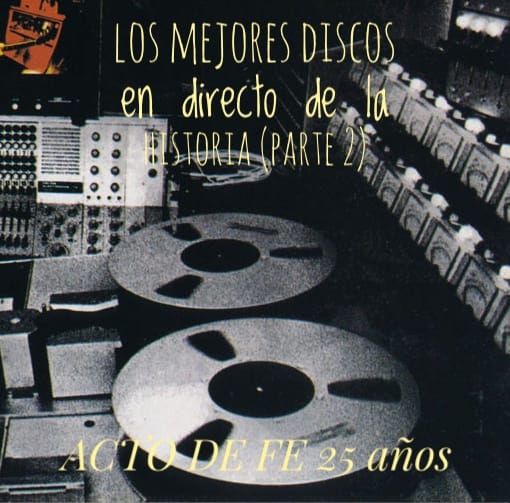 Acto de Fe En vivo parte 2 Discos en vivo Acto de Fe parte 2
