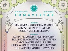 La esperada sexta edición del Festival Tomavistas ya tiene cartel Tomavistas 2022