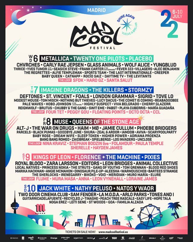 Mad Cool 2022 cartel b Mad Cool 2022