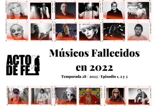 Musicos Fallecidos 2022