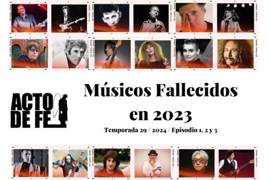 Musicos Fallecidos en 2023