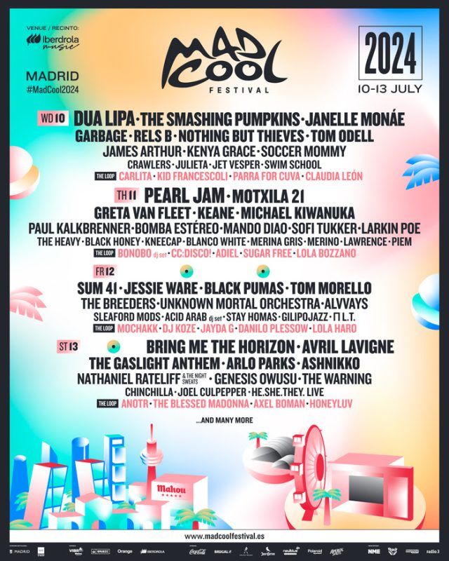 Mad Cool 2024 Primeras Confirmaciones Mad Cool 2024 Primeras Confirmaciones
