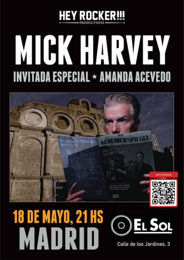 Mick Harvey en El Sol MIck Harvey en España