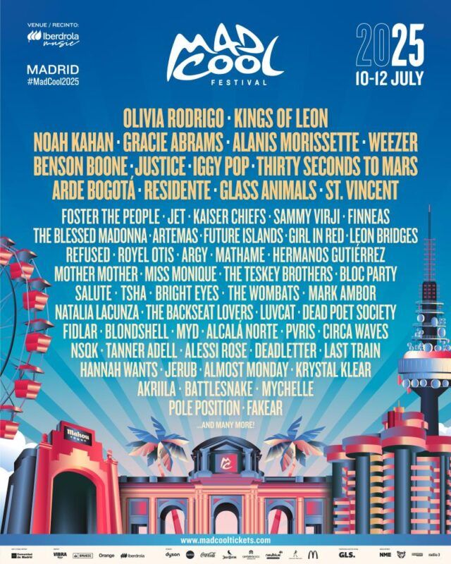 Mad Cool 2025 Primeras Confirmaciones b Mad Cool 2025 Primeras Confirmaciones