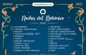 Noches del Botánico Cartel 2025