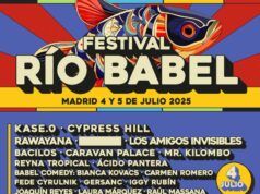 Madness, Caravan Palace, Bebe y Rawayana se unen a Río Babel 2025 Rio Babel 2025 Cartel