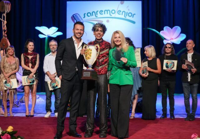 Dennis-Alberti-Vice-Presidednte-sanremoSenior-Kreils-Garcia-Gonzalez-Maria-Robertson-Responsabile-sanremoSenior b Kreils García en San Remo Senior 2025